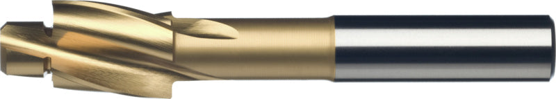 Válcový záhlubník 180°, HSSE, TiN, pro průchozí otvor, jemný