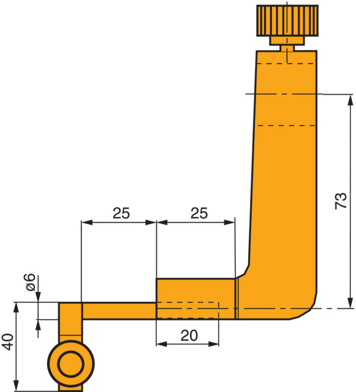 Nosič měřicích dotyků pro páčkové úchylkoměry