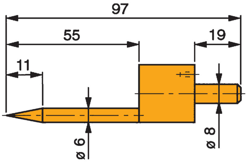 Kuželová měřicí dotyková sonda