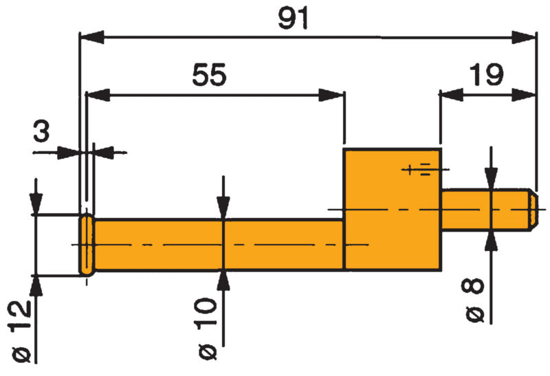 Měřicí dotyková sonda s měřicím kotoučem