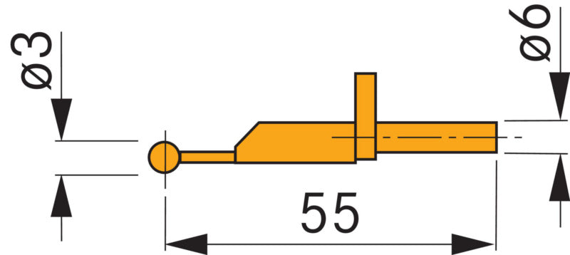 Kulová měřicí dotyková sonda
