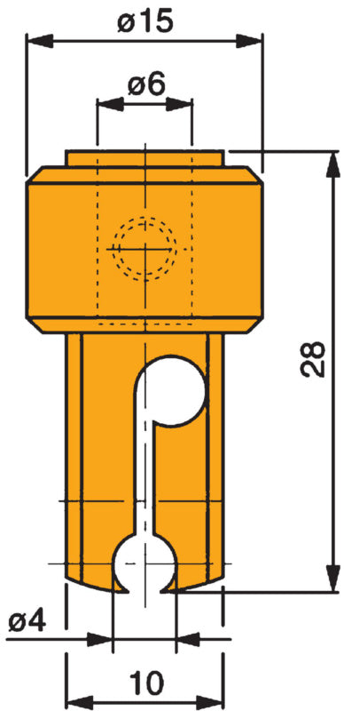 Radiální držák měřicích dotyků