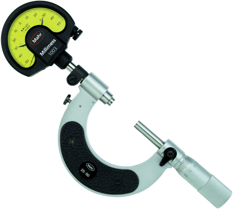 Mikrometrické měřidlo s přesným úchylkoměrem