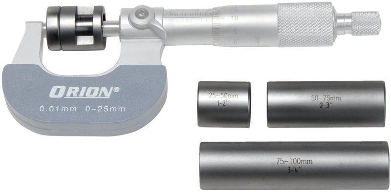 Zkušební systém na měření síly pro třmenové mikrometry