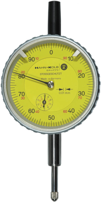 Číselníkový úchylkoměr s jemným nastavením ukazatele