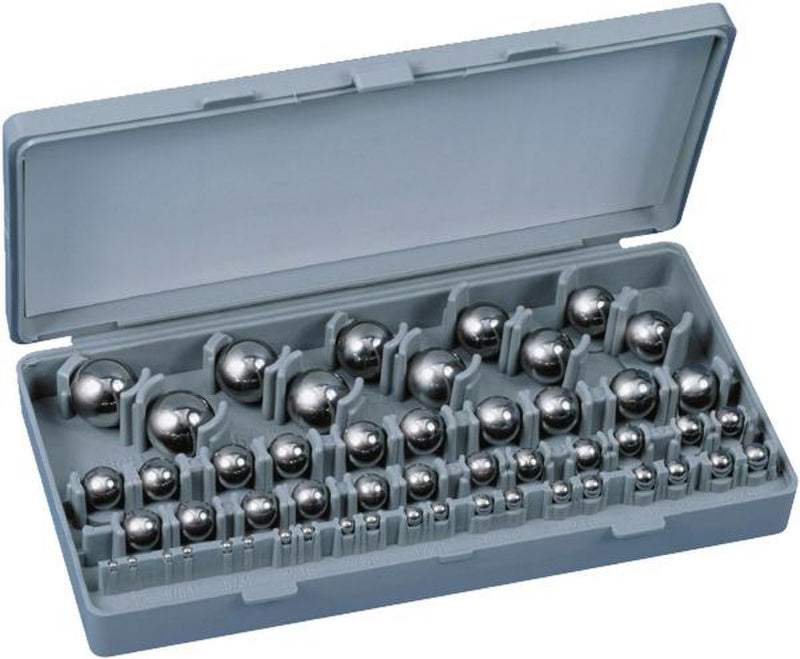 Zkušební kuličky z kalené oceli na kalibry