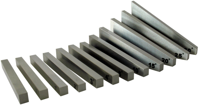 Úhlové normály z kalené oceli na kalibry