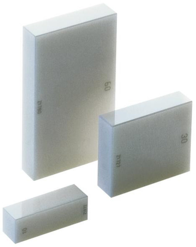 Paralelní koncová měrka, TK 0, keramická