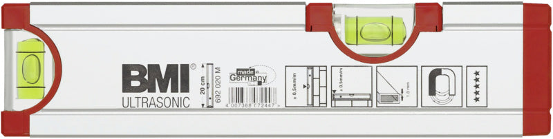 Vodováha z lehkého kovu s magnetem