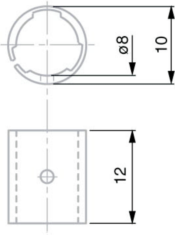 Upínací pouzdro TESANORM VKE pro systém sond pro měření délky