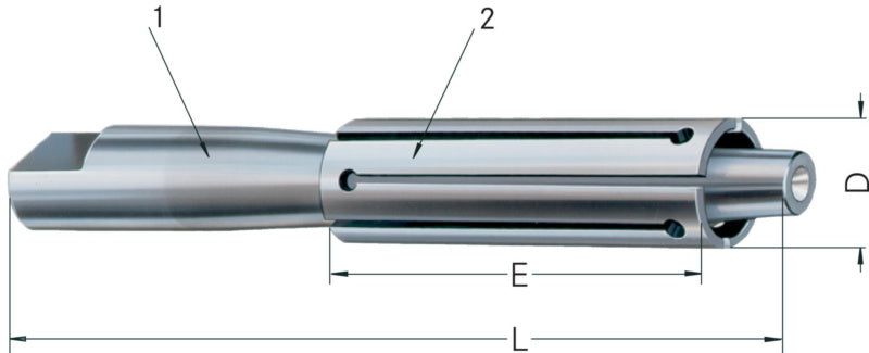Upínací trny s pouzdrem MZE