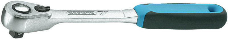 Reverzibilní ráčna s páčkou, tenká hlava, 272 mm