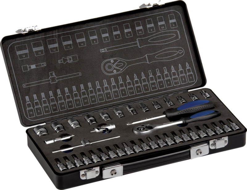 Nástrčný klíč, sada 40 ks