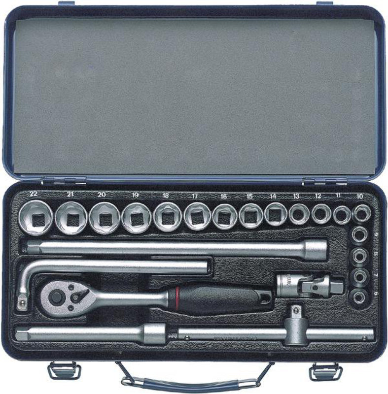 Nástrčný klíč, sada 23 ks