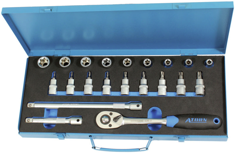 Sada nástrčných klíčů TX, 21 kusů