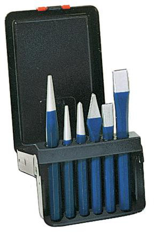 Sada úderových nástrojů v krabici z ocelového plechu