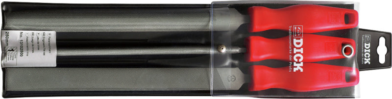 Sada 3 ks dílenských pilníků, v plastovém sáčku