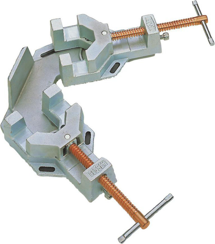 Pokosová svorka s dvěma pojistnými rukojeťmi