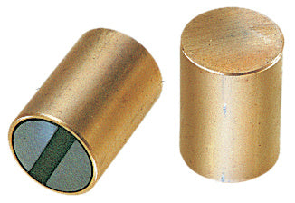 Magnetické tyčové držáky, jádro samarium-kobalt, mosazný plášť