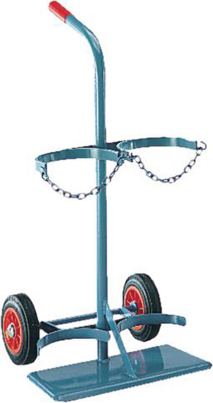 Rudl na materiál pro 2 x 50l ocelové lahve na plyn nebo kyslík