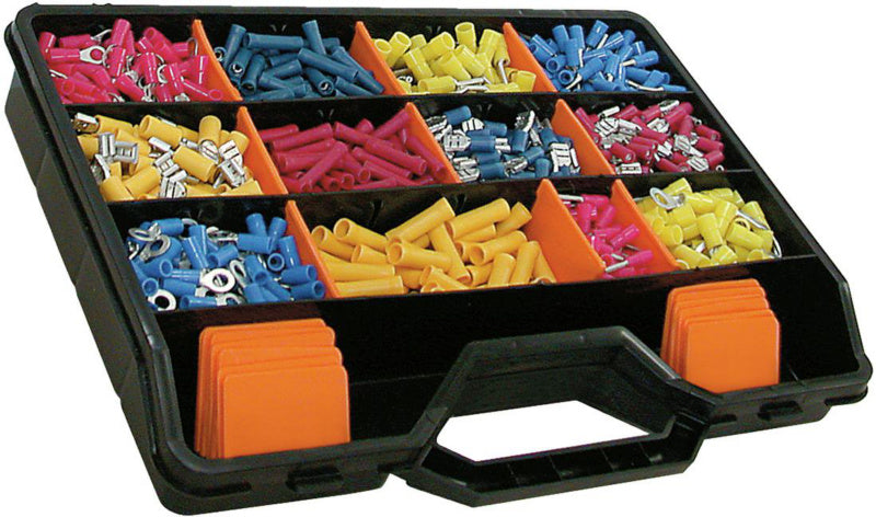 Kabelová oka, izolovaná sada 0,5 až 6 mm²