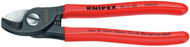 Nůžky na kabely s nastavitelným šroubovým kloubem, se samojištěním