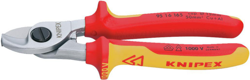 Štípací kleště na kabely VDE s nastavitelným šroubovým kloubem, se samojištěním