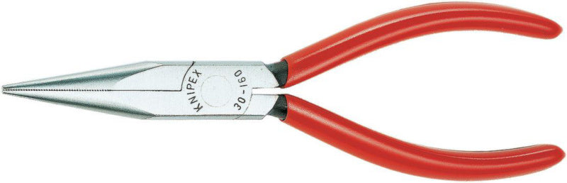 Ploché kleště Langbeck, špičaté čelisti, s povlaky rukojetí