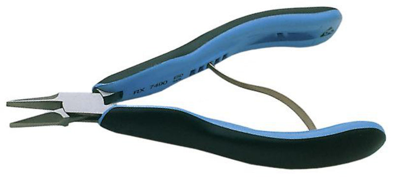 Přesné ploché kleště na elektroniku, krátké špičaté čelisti