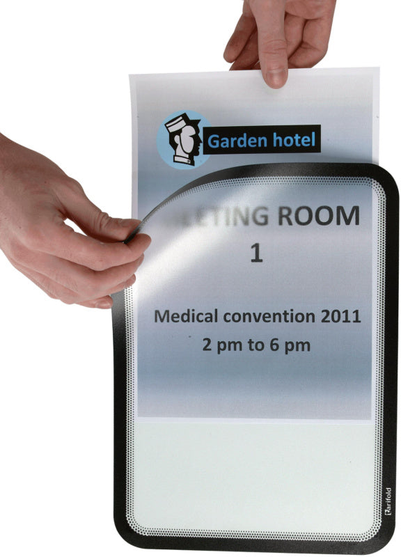 Průhledné obaly s rámečkem, jednobarevné