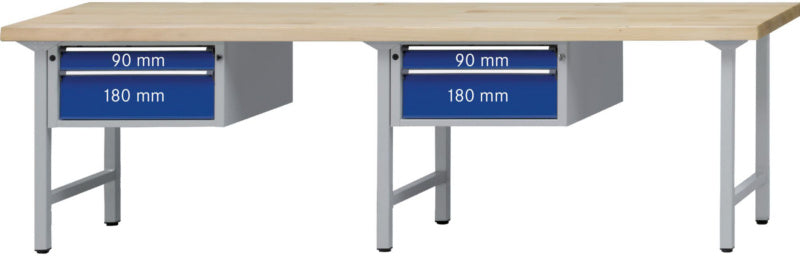 Kombinovaný dílenský stůl řady V 2800
