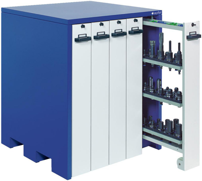 Skříň na nářadí s 5 vertikálními výsuvnými regály