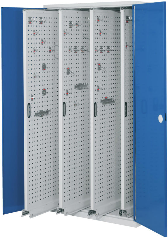 Vertikální skříně s plnými plechovými dveřmi nebo dveřmi s průhledem