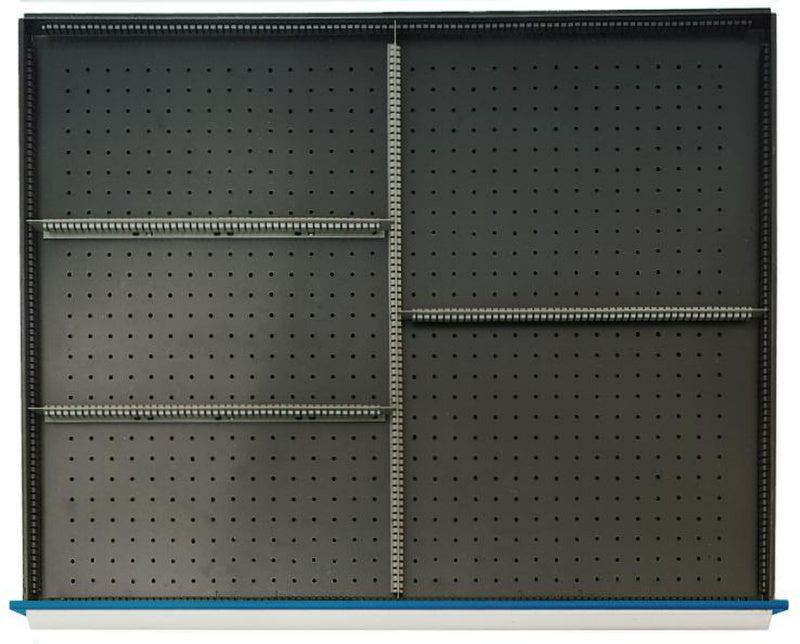 Přihrádkové lišty a přihrádkové dělicí lišty, 5 přihrádek