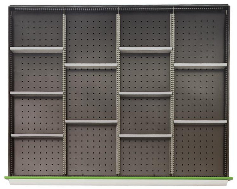 Přihrádkové lišty a přihrádkové dělicí lišty, 14 přihrádek