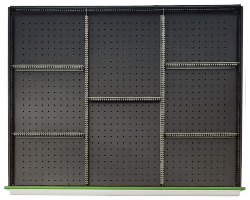 Přihrádkové lišty a přihrádkové dělicí lišty, 8 přihrádek