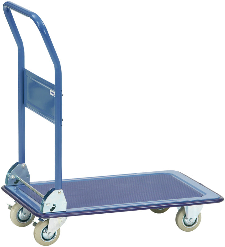 Plošinový vozík s madlem, skládací