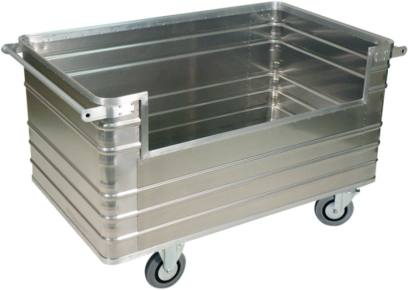 Hliníkový skříňový vozík s podélnou stěnou