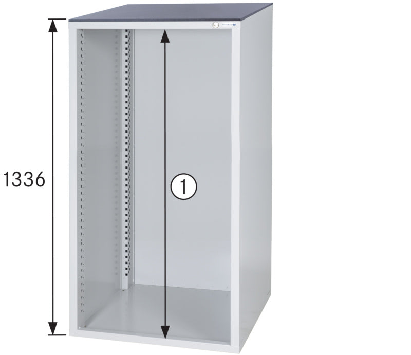 Tělo skříně, systém 700 S, výška 1336 mm