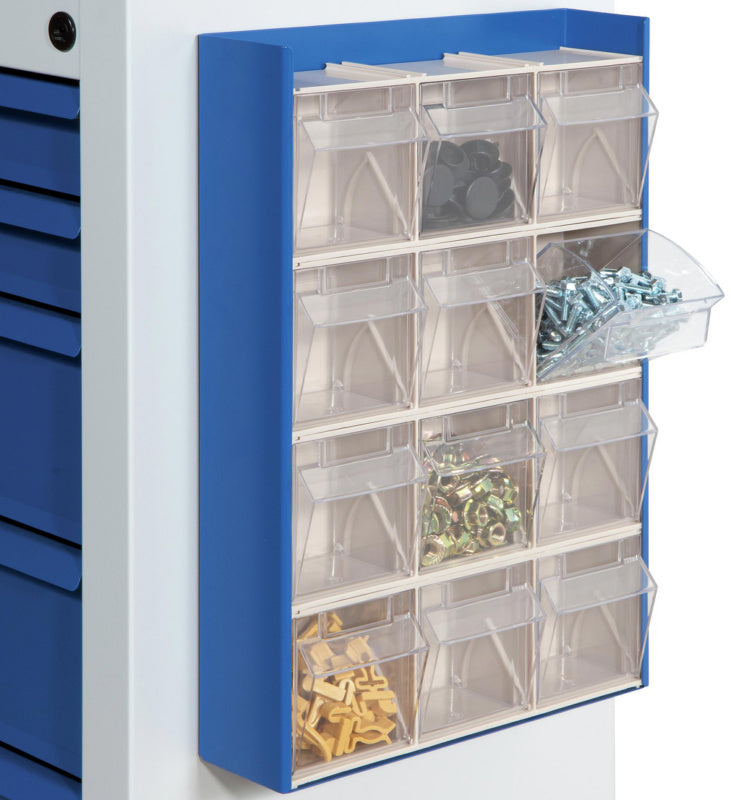 Nosný rám vč. 12 vyklápěcích kontejnerů