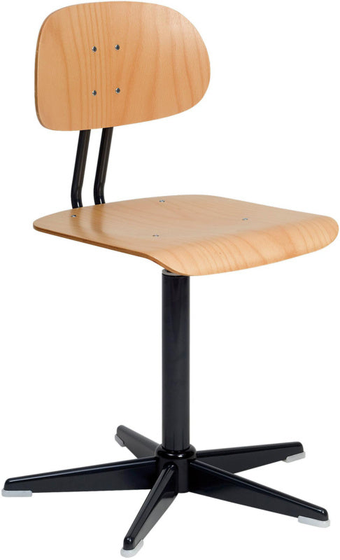 Pracovní otočná židle s podlahovými kluzáky