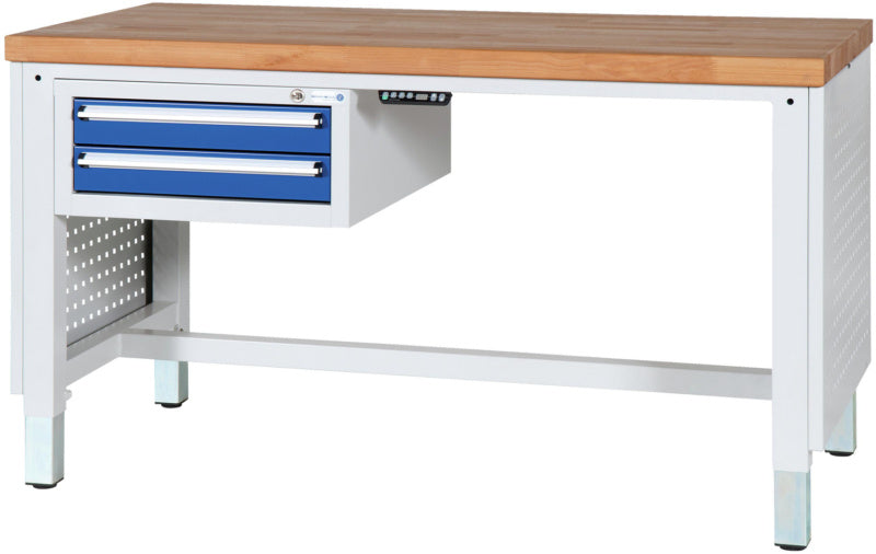 Ergonomický dílenský stůl WG s elektrickým nastavením výšky