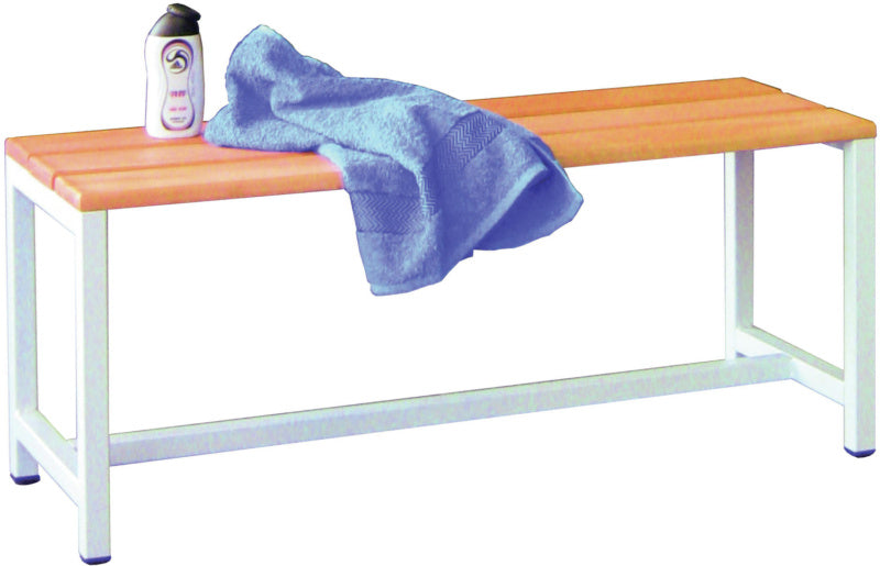 Šatnové lavičky s bukovými lištami