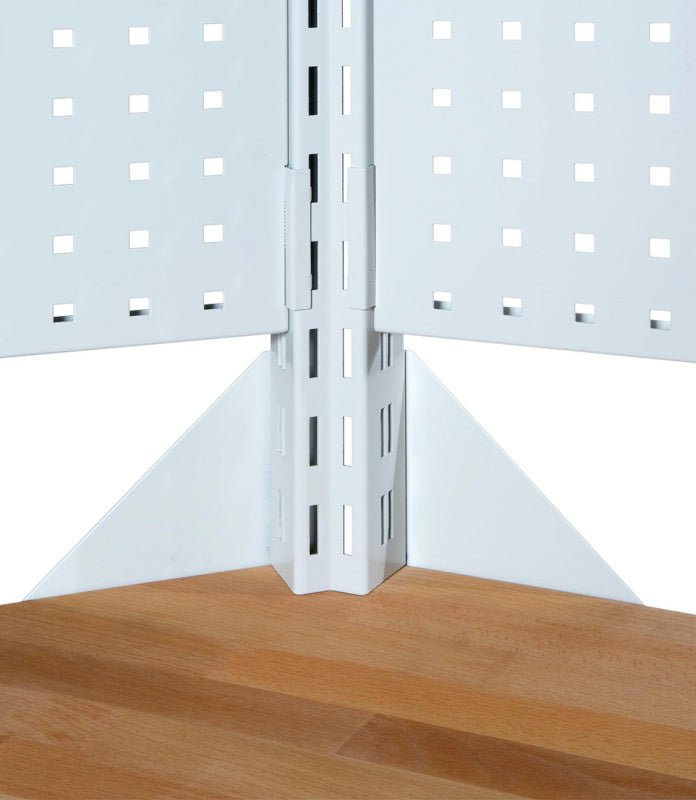 Opěrné výztuhy, rohový profil 135° pro montáž dílenského stolu