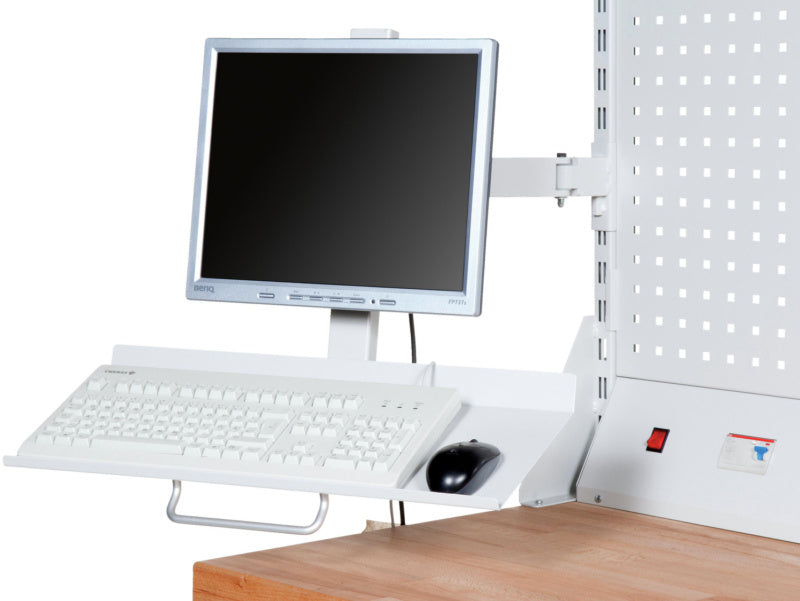 Držák monitoru a klávesnice s podložku na myš