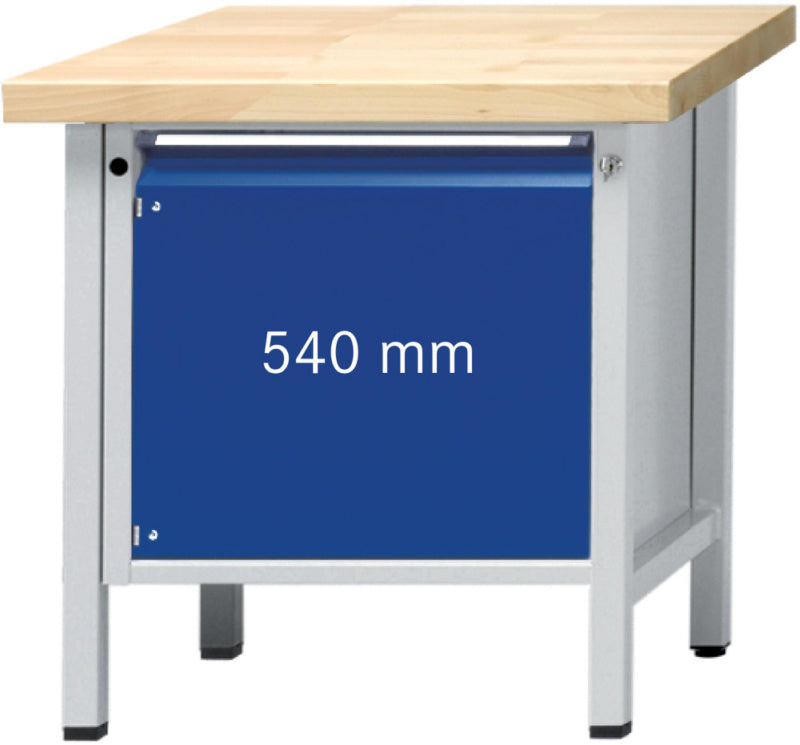 Dílenský stůl se skříňkou, řada V