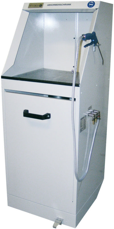 skříň absorbéru s tlakovzdušným systémem odsávání