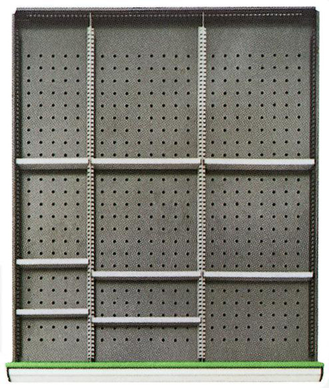 Přihrádkové lišty a přihrádkové dělicí lišty, 11 přihrádek