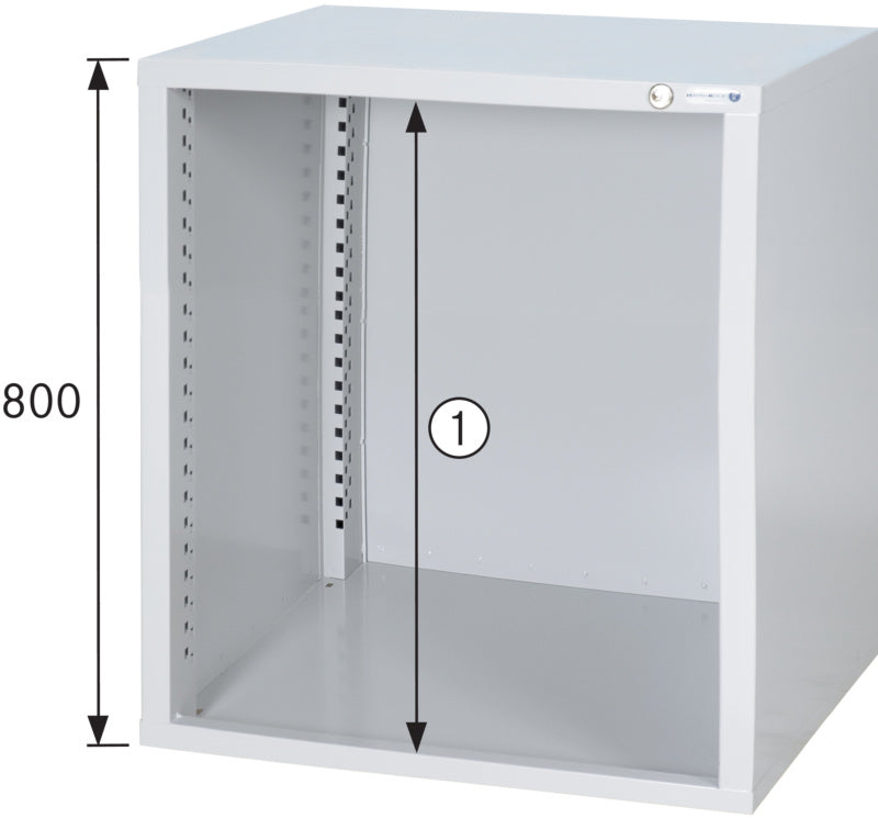 Tělo skříně, systém 550 S, výška 800 mm