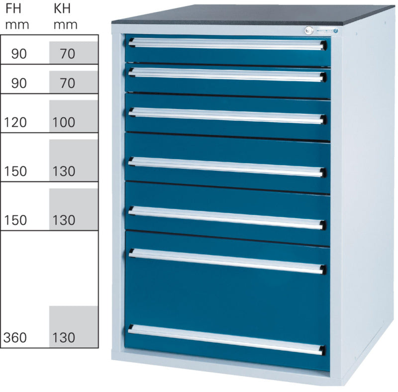Systém zásuvkových skříní 550 S se 6 zásuvkami SOFT-CLOSE